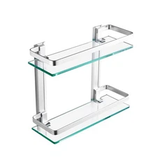 قفسه حمام شیشه ای دو لایه