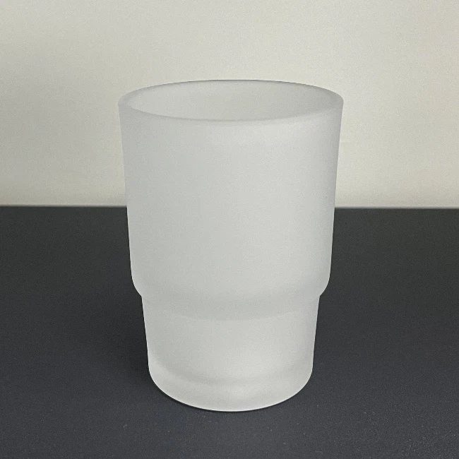 نگهدارنده مسواک شیشه ای یخ زده دیواری